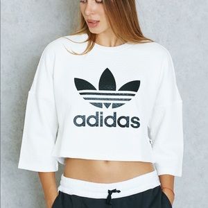 Adidas Cropped Sweater